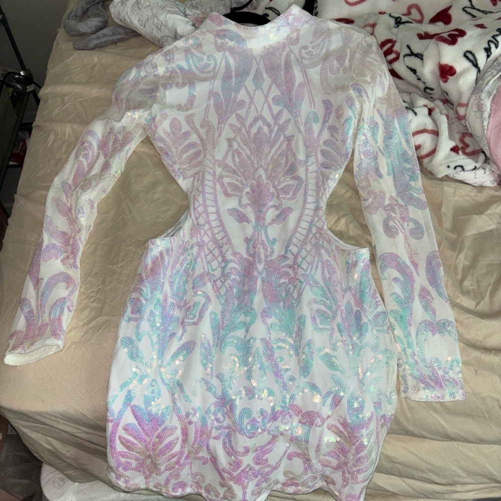 This dress has never been worn it still with the tag